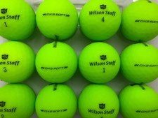 20 WILSON STAFF DX2 SOFT MATTE GOLF BALLS GREEN  PEARL/GRADE A LAKE BALLS