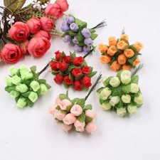 12-Heads Stems Artificial Silk
