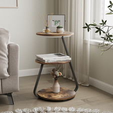 3 Tier Bedside Table with LED