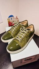 Lanvin, fm-skdbb1-vbal-p21 Men's green Sneakers Luxury shoes size 7