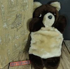 Vintage Musical Plush Teddy Bear Pyjama Storage Case, Harrods of London Box