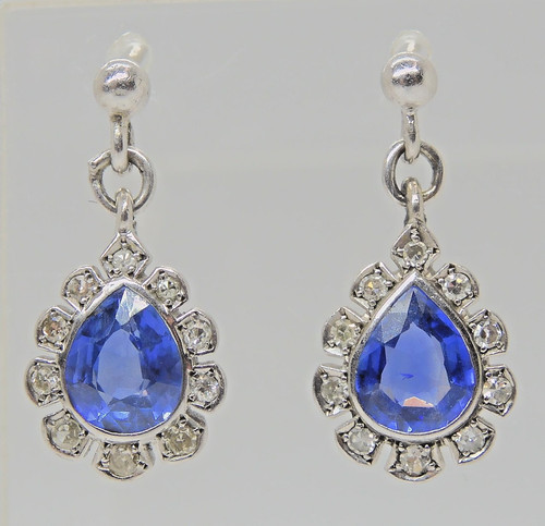 Art deco natural sapphire and - deco,