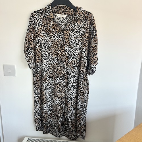 Apricot shirt dress tunic - apricot,