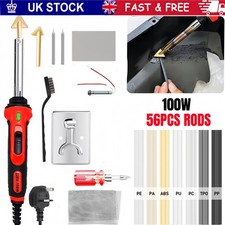 100W Plastic Welding Kit Fast Heating Welder Soldering Iron Gun for Car Bumpe