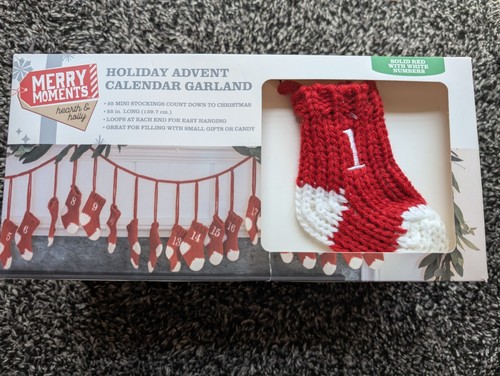 Advent calendar red - -, white