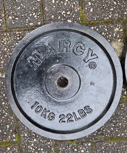 Marcy cast iron weight plates - marcy,