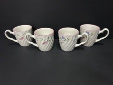 Set of 4 Johnson Brothers SUMMER CHINTZ COFFEE MUGS / CUPS Made in England
