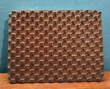 Vintage French Wooden Printing Block 35 X 27 Cm