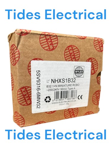 Wylex rcbo amp 30ma type - type, b