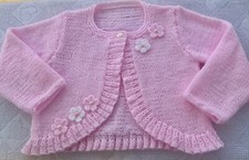 HAND MADE KNITTED GIRLS PINK