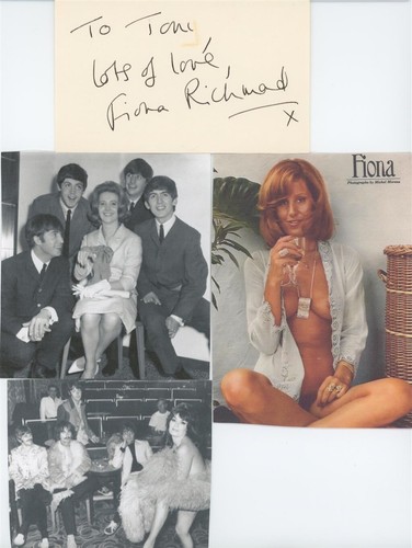 Fiona richmond signed - fiona,