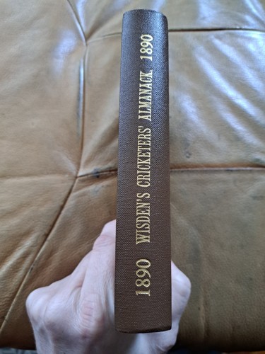 1890 wisden rebound - wisden, without