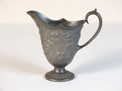 Antique pewter pitcher - pewter,