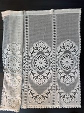 6 Vintage Filet Lace Net