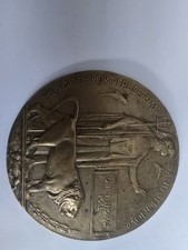 WW1 British Memorial Plaque