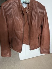 Fat Face Leather Jacket 16