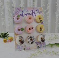 Wooden Doughnut Display Stand