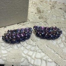 Vintage Purple Rivoli Stones