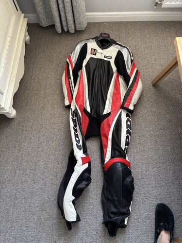 Spidi leather motorcycle suit - leather,