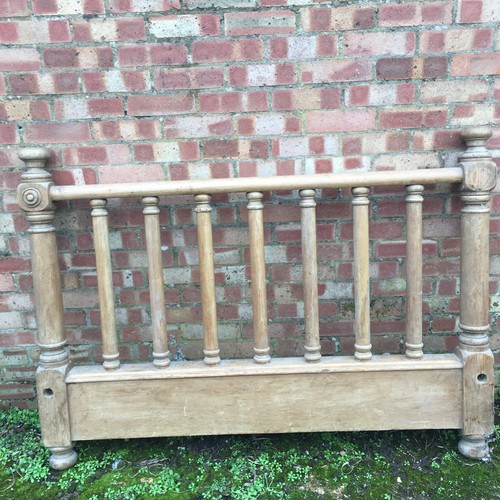Antique victorian pine bed - victorian,