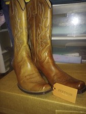 Stetson Cowboy Boots 12 D Square Toe Mexico