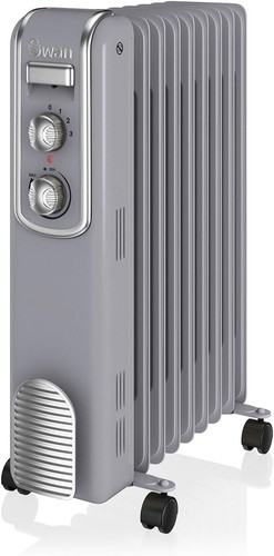 Swan retro finned oil - 9, filled