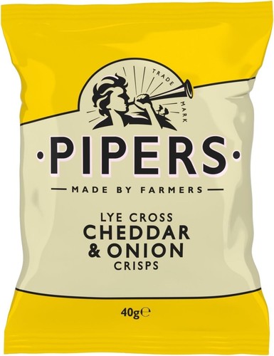Pipers mutiple flavours crisps - flavours,