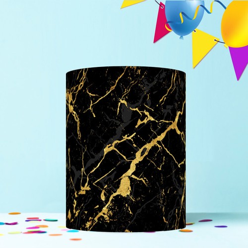Black and gold wrap around - and,