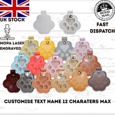 Custom Pet Fur Keychain – Personalised Paw Memorial Gift – Dog Cat Loss