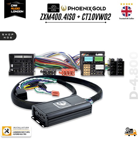 Phoenix gold zxm400 4iso plug - gold, zxm400.4iso