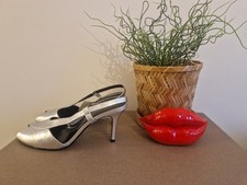 Zara Metallic Silver Vintage
