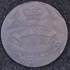 Hampshire Emsworth Halfpenny Conder Token Earl Howe DH20a (T11)