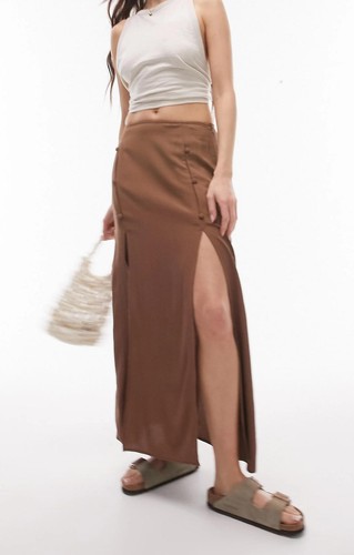Topshop womens button split - button,