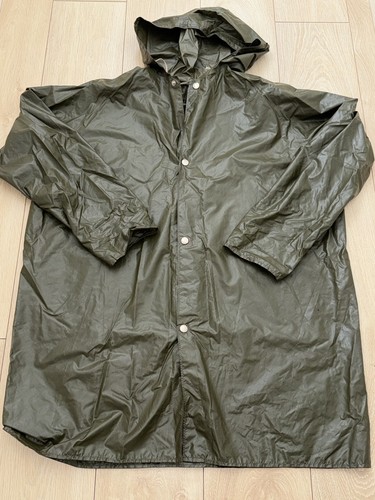 Old pvc raincoat rain - raincoat, jacket
