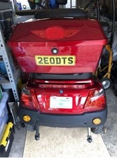 Mobility Scooter Number Plate