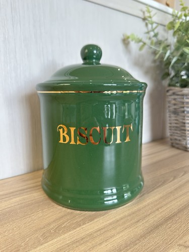 Vintage biscuit barrel jar - barrel,