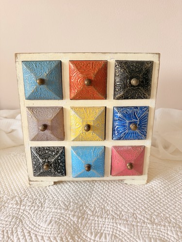 Indian wooden drawer - wooden,