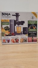 Ninja Cold Press Juicer Machine with 700ml Jug & 1.1L Pulp Container Make Fresh
