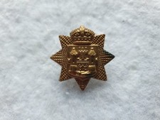EAST SURREY REGIMENT BRASS QVC COLLAR BADGE