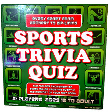 SPORTS TRIVIA QUIZ Board Game
