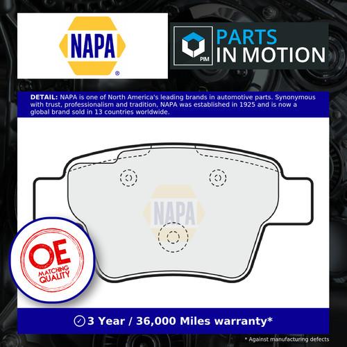 Brake pads set fits peugeot - brake,