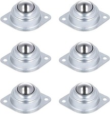 8x Ball Swivel Castors Steel