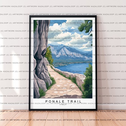Unframed ponale trail - unframed,