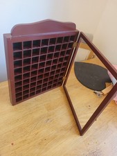 Vintage Wooden Thimble Display