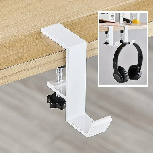 Adjustable desk edge - edge, hook