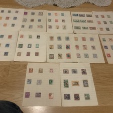 Very Old Stamp Collection lot 11 - some unused 