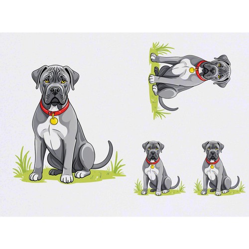 Cane corso dog - x,
