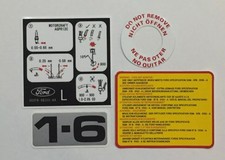 Ford Fiesta XR2 MK1 engine decal sticker kit