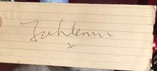 1967 autograph of John Lennon