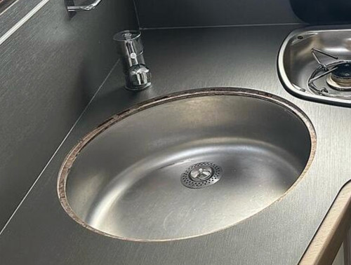 Motorhome stainless steel - motorhome, sink